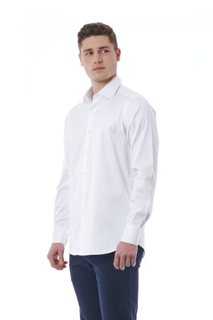 Bagutta - Elegant White Italian Collar Shirt