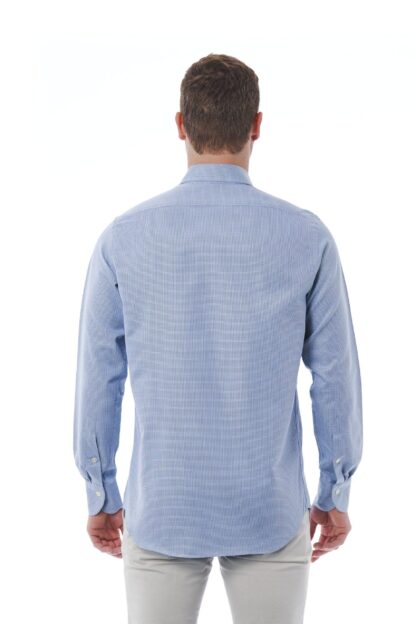 Bagutta - Classic Italian Collar Light-Blue Shirt