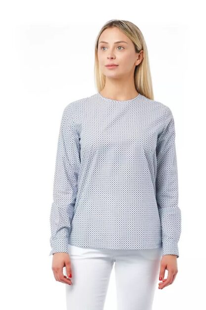 Bagutta - Elegant Light-Blue Cotton Blouse