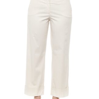 Peserico - Elegant High Waist Trousers in Chic Blue