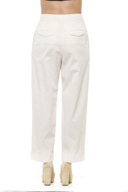 Peserico - Elegant Beige Wide Palazzo Pants