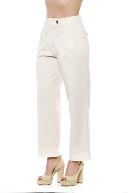 Peserico - Elegant Beige Wide Palazzo Pants