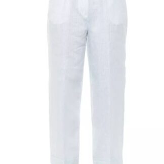 Peserico - White Cotton Women Trouser