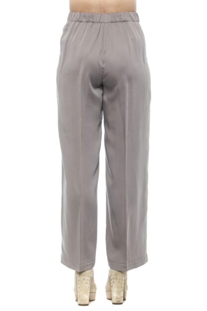 Peserico - Elegant Beige Palazzo Pants with Elastic Waist