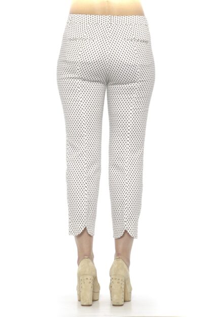 Peserico - Chic Beige Tapered Ankle Cut Trousers