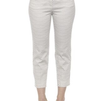 Peserico - Elegant High-Waist Cigarette Trousers