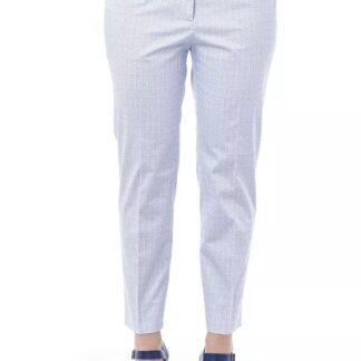 Peserico - Elegant High-Waist Cigarette Trousers