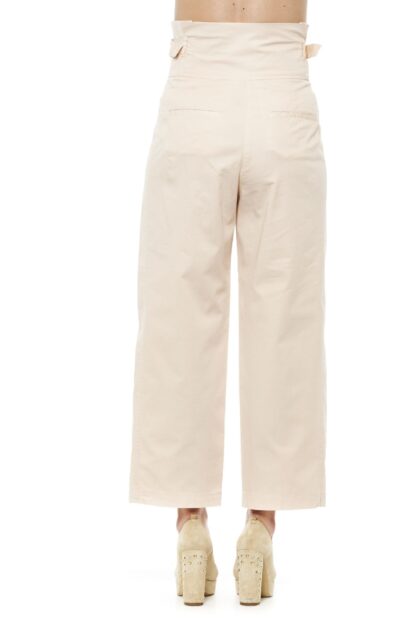 Peserico - Elegant Beige Straight-Leg Palazzo Trousers