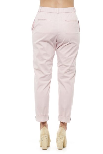 Peserico - Chic Pink Soft Fit Chino Trousers