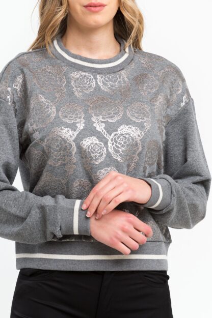 Trussardi - Elegant Oversized Round-Neck Cotton Sweatshirt