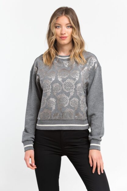 Trussardi - Elegant Oversized Round-Neck Cotton Sweatshirt