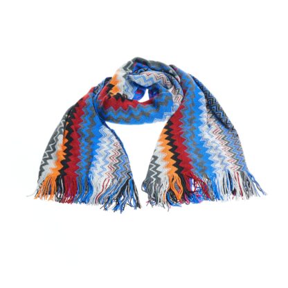 Missoni - Geometric Patterned Fringed Scarf