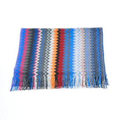 Missoni - Geometric Patterned Fringed Scarf