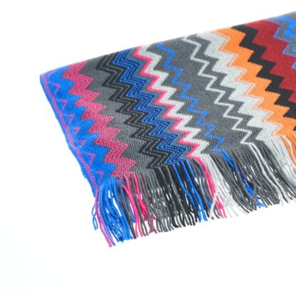 Missoni - Geometric Patterned Fringed Scarf