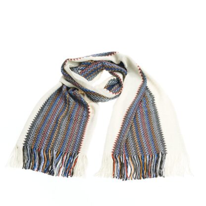 Missoni - Geometric Fringed Scarf in Vivid Hues