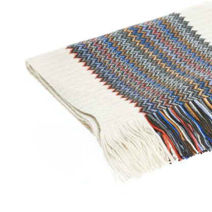 Missoni - Geometric Fringed Scarf in Vivid Hues