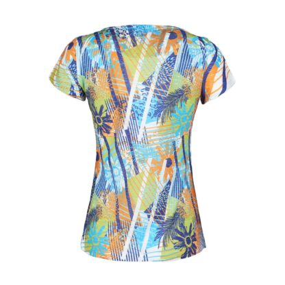 Yes Zee - Vibrant Printed Women's Polyester T-Shirt