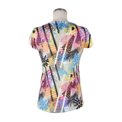 Yes Zee - Vibrant Printed Women's Polyester Tee