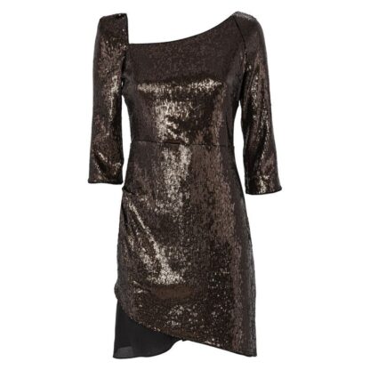 Patrizia Pepe - Elegant Asymmetrical Sequin Dress