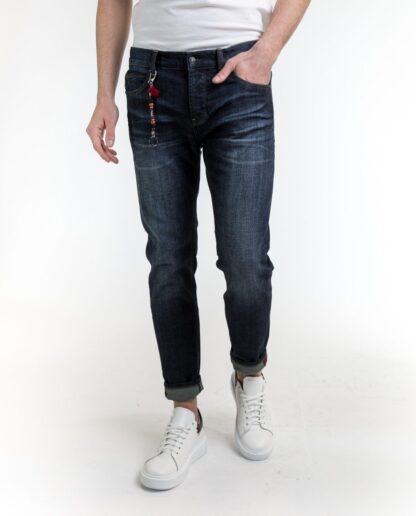 Yes Zee - Essential Blue Slim Fit Comfort Stretch Jeans