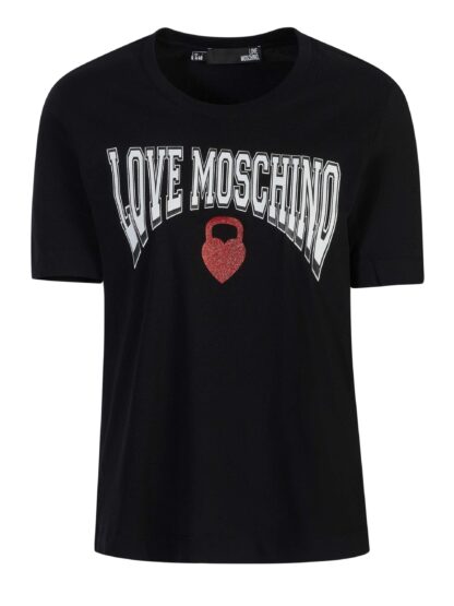 Love Moschino - Chic Boxing Print Cotton Tee