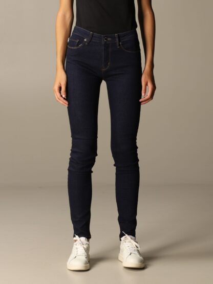 Love Moschino - Chic Blue Slim Fit Denim with Logo Detail