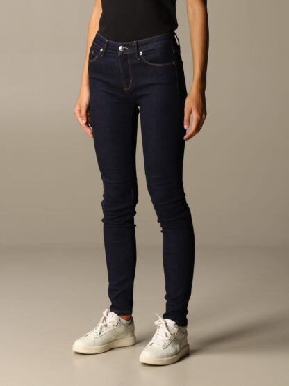 Love Moschino - Chic Blue Slim Fit Denim with Logo Detail