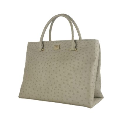 Cavalli Class - Elegant Grey Vitello Leather Handbag