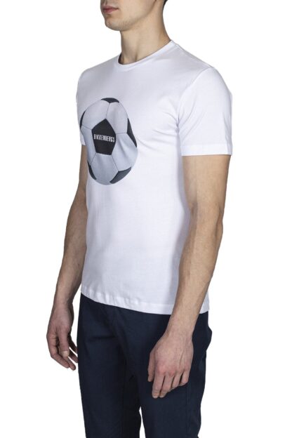 Bikkembergs - Exclusive Soccer Ball Print Cotton Tee