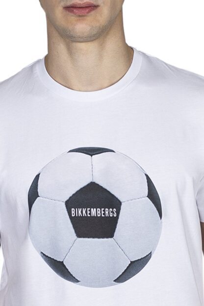 Bikkembergs - Exclusive Soccer Ball Print Cotton Tee