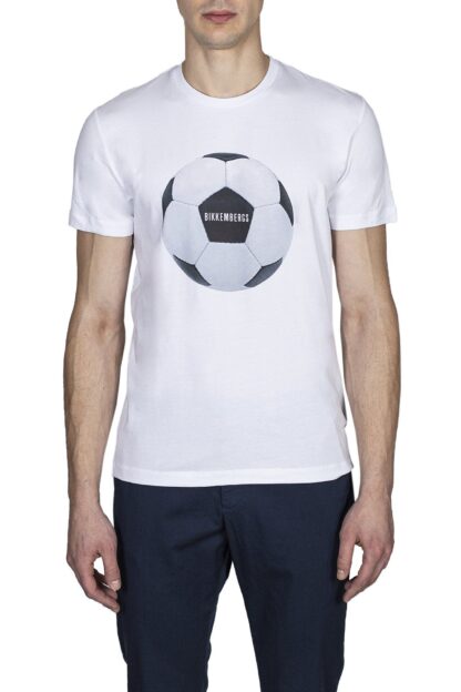 Bikkembergs - Exclusive Soccer Ball Print Cotton Tee