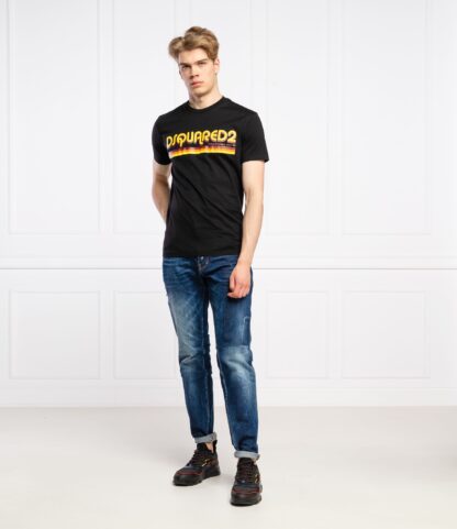 Dsquared² - Elegant Cotton Print Tee for Him