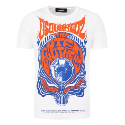 Dsquared² - Colorful Lettering Cotton Tee