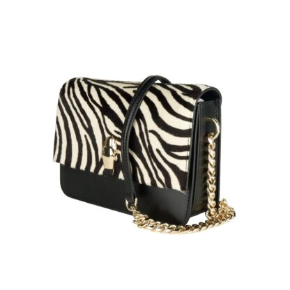 Cavalli Class - Elegant Two-Tone Small Shoulder Bag