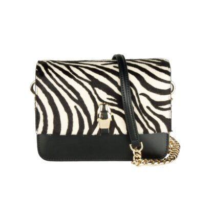 Cavalli Class - Elegant Two-Tone Small Shoulder Bag