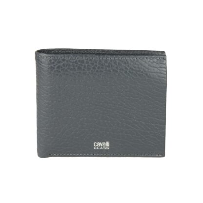 Cavalli Class - Chic Calfskin Men's Wallet with Coin Pocket