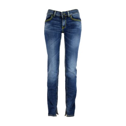 Dondup - Elegant Stretch Cotton Jeans with Leather Patch