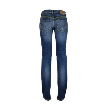 Dondup - Elegant Stretch Cotton Jeans with Leather Patch