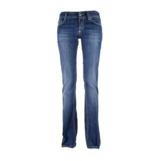 Dondup - Elegant Stretch Cotton Jeans with Leather Patch