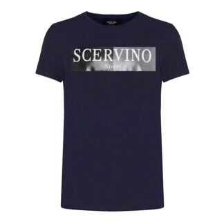 Scervino Street - Elegant Gray Cotton Blend T-Shirt