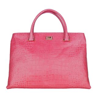 Dolce & Gabbana - Pink Leather Medium Shoulder SICILY  Bag