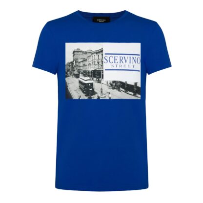 Scervino Street - Elegant Blue Photographic Print T-Shirt