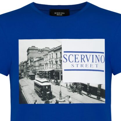 Scervino Street - Elegant Blue Photographic Print T-Shirt