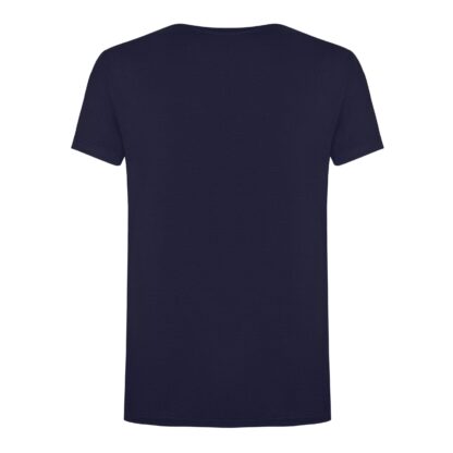 Scervino Street - Elegant Blue Cotton Blend T-Shirt with Logo Print