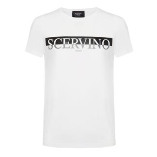 Scervino Street - Elegant Strass Logo Cotton Sweatshirt