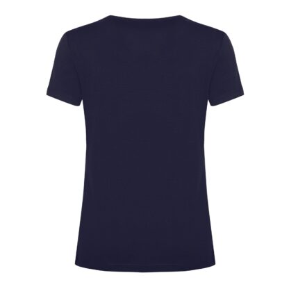 Scervino Street - Glamorous Dark Blue Crystal Logo Tee