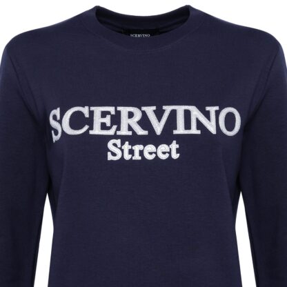 Scervino Street - Glittered Logo Cotton Blend Sweatshirt