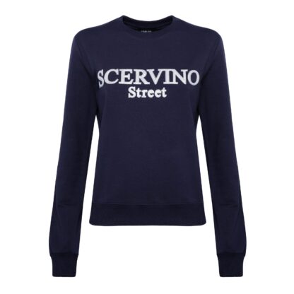 Scervino Street - Glittered Logo Cotton Blend Sweatshirt