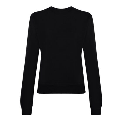 Scervino Street - Elegant Strass Logo Cotton Sweatshirt