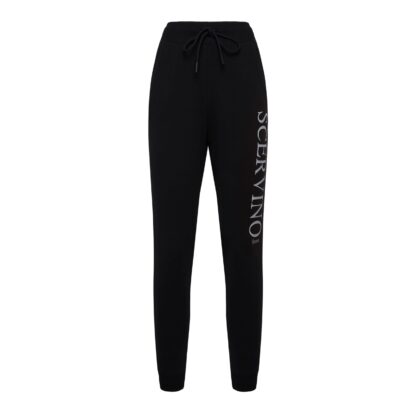 Scervino Street - Glitter Logo Stretch Cotton Trousers